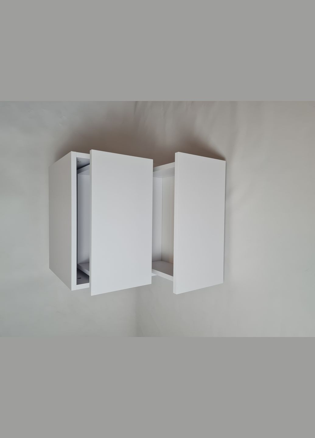 Приліжкова тумба 600х400х400мм Біла з двома висувними шухлядами No Brand Artus Room (335418716)