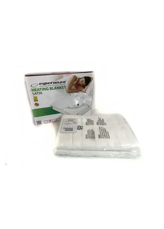 Электрическое одеяло EHB002 Satin White 150 х 80 см 60W плед / электроодло Esperanza (372458312)