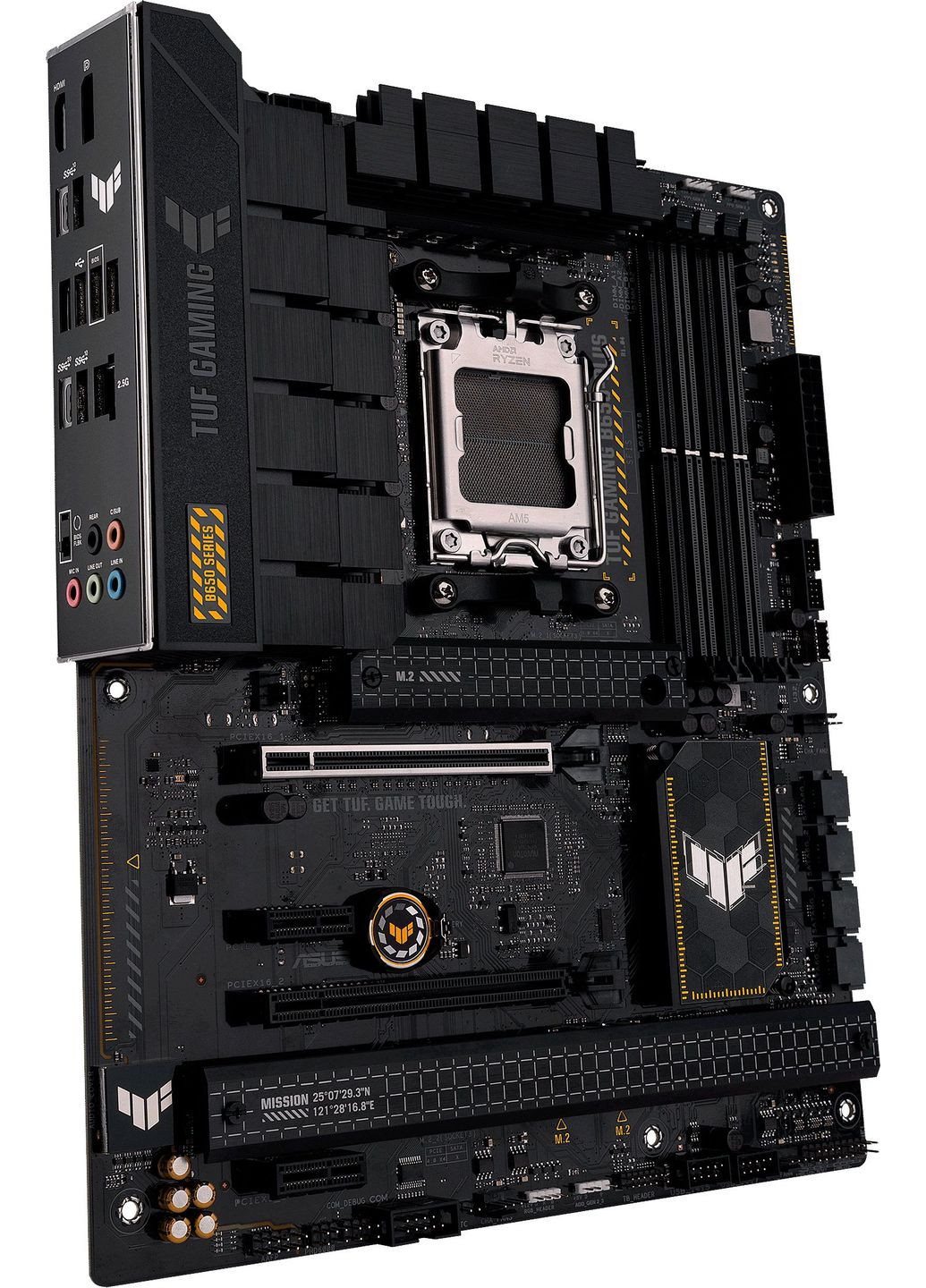 Материнская плата TUF GAMING B650PLUS sAM5 B650 4xDDR5 M.2 HDMI DP ATX Asus (314748146)