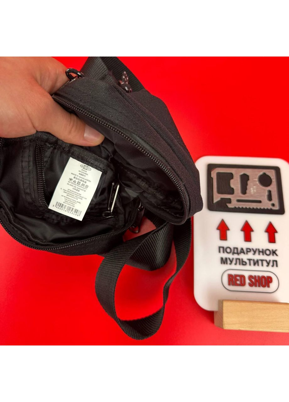 Сумка через плечо the one Мессенджер Истпак мужская барсетка Черная No Brand (361668667)