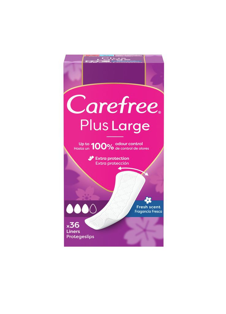 Ежедневные прокладки Plus Large Fresh 36 шт. (3574661054995/3574661604770) Carefree (315346277)