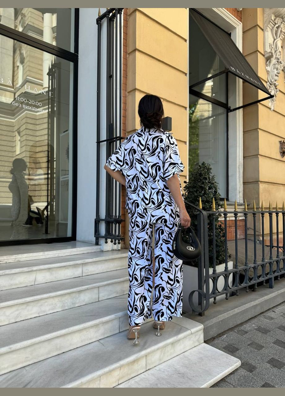 Прогулянковий костюм молочного кольору 28060 No Brand (323644128)