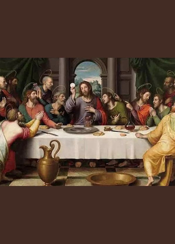 Алмазная мозаика Алмазная вышивка икона на подрамнике Тайная вечеря 50*40 икона Тайная вечеря Josef Otten (317258685)
