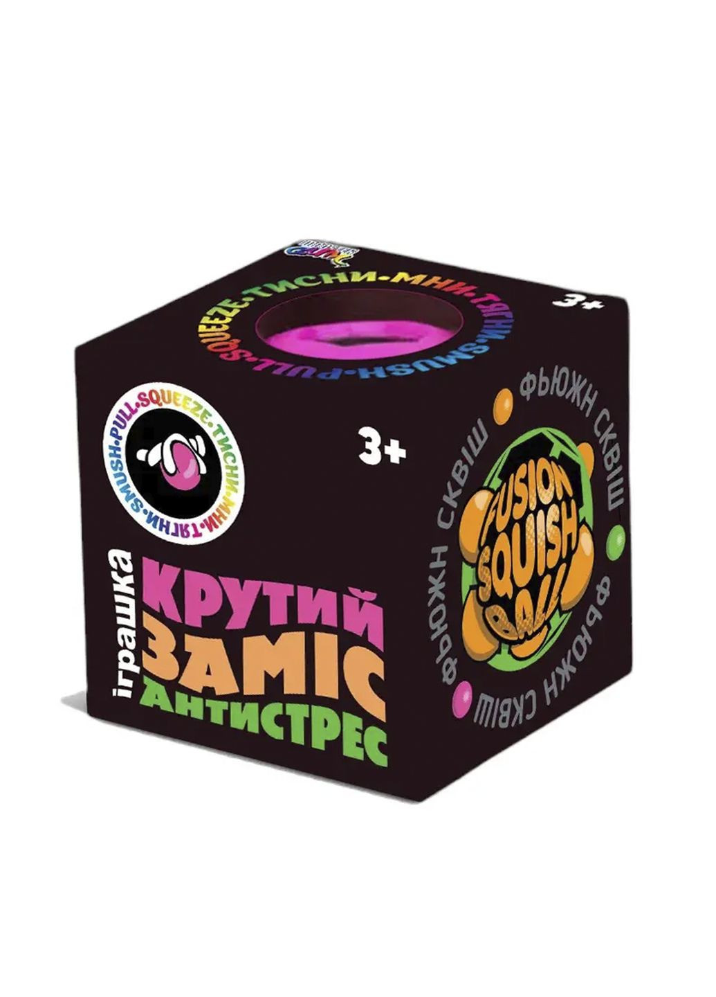 Іграшка-антистрес Крутий заміс Ф'южн Сквіш колір різнокольоровий ЦБ-00266674 Monster Gum (313235719)