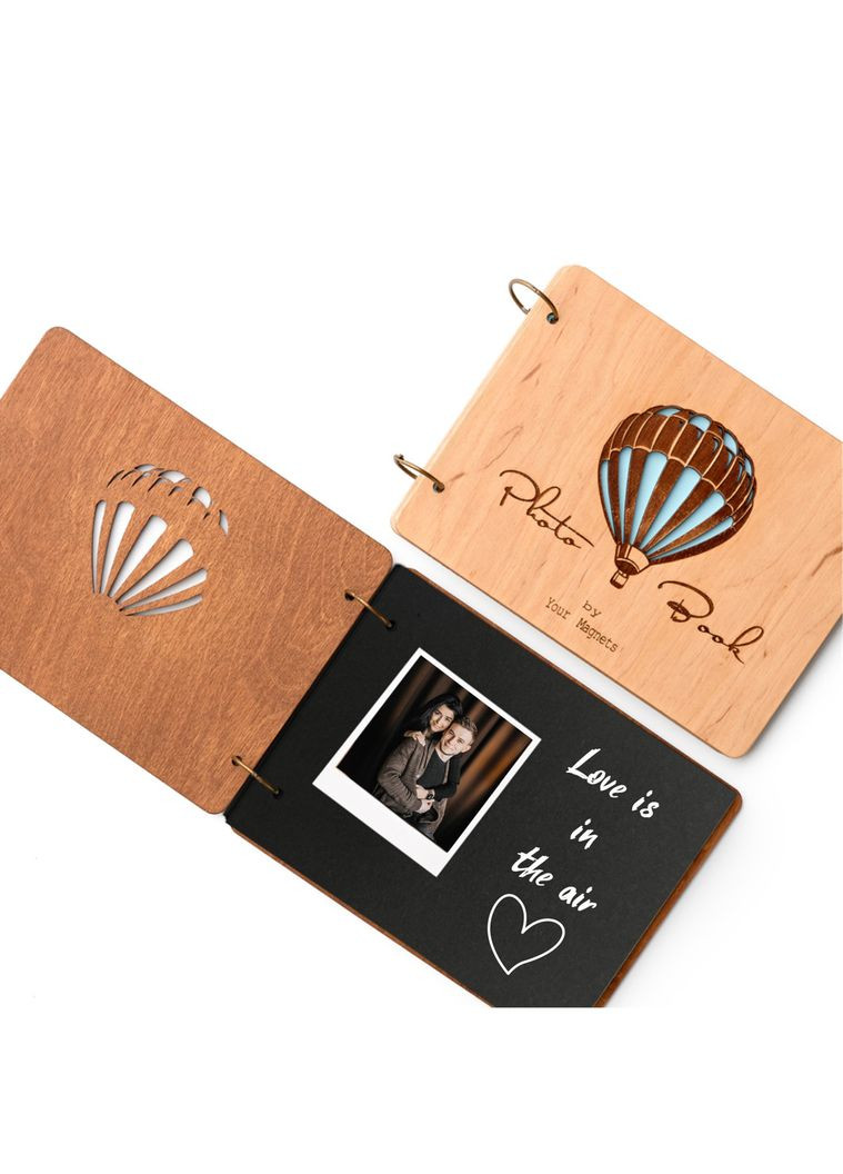 Крафтбук "Куля" зі світлою обкладинкою та чорними сторінками Your Magnets (336954846)