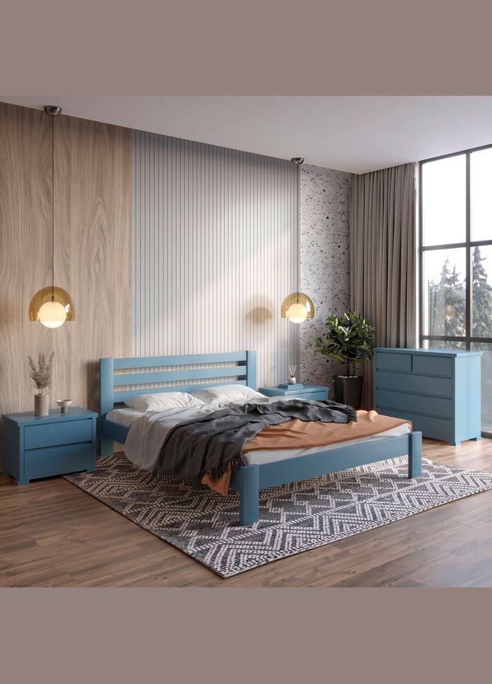 Односпальная кровать Колумбия (S7010R90B) 90х190 см (MBG-14629) Mebigrand (366086286)