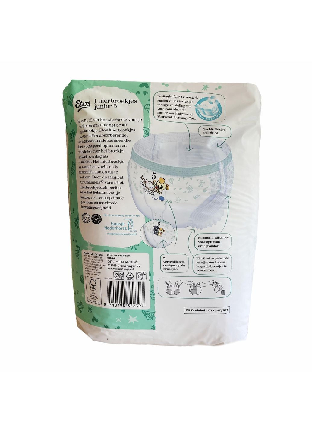 Підгузки-трусики 5 Junior 12-18 кг 44 шт (105500102) Etos (369668692)