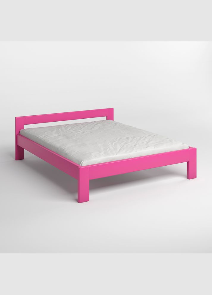 Односпальне дерев'яне ліжко Делі (S2060R30B) 90х190 см (MBG-3989) Mebigrand (366087316)