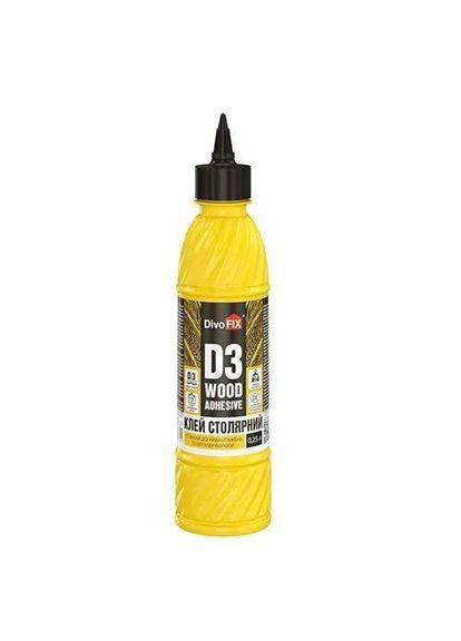 Клей ПВА супер Д3 0,25 кг DivoFix (360890305)