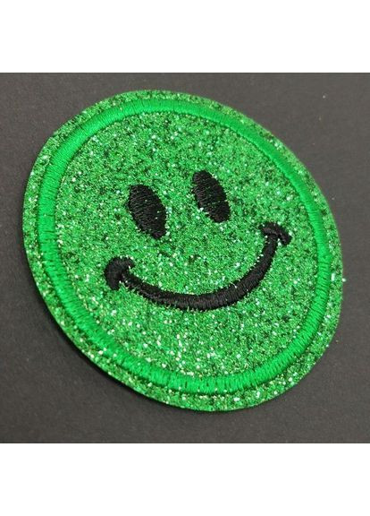Термонаклейка "Смайл Люрекс" - 1 ед, 4,5х4,5см цвет #12 Plus-plus (352744864)