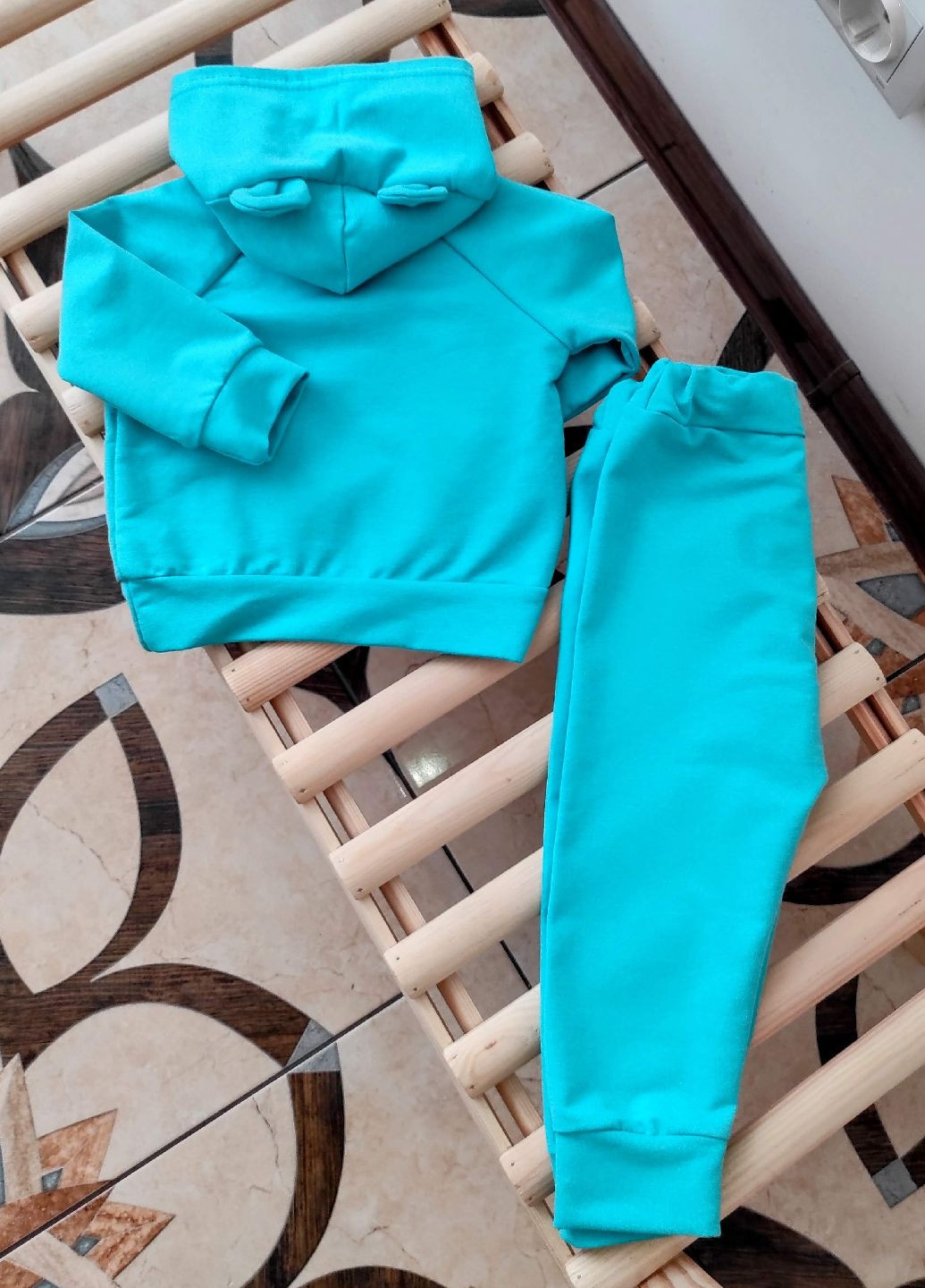 Бірюзовий демісезонний дитячий костюм щенячий патруль для хлопчика No Brand