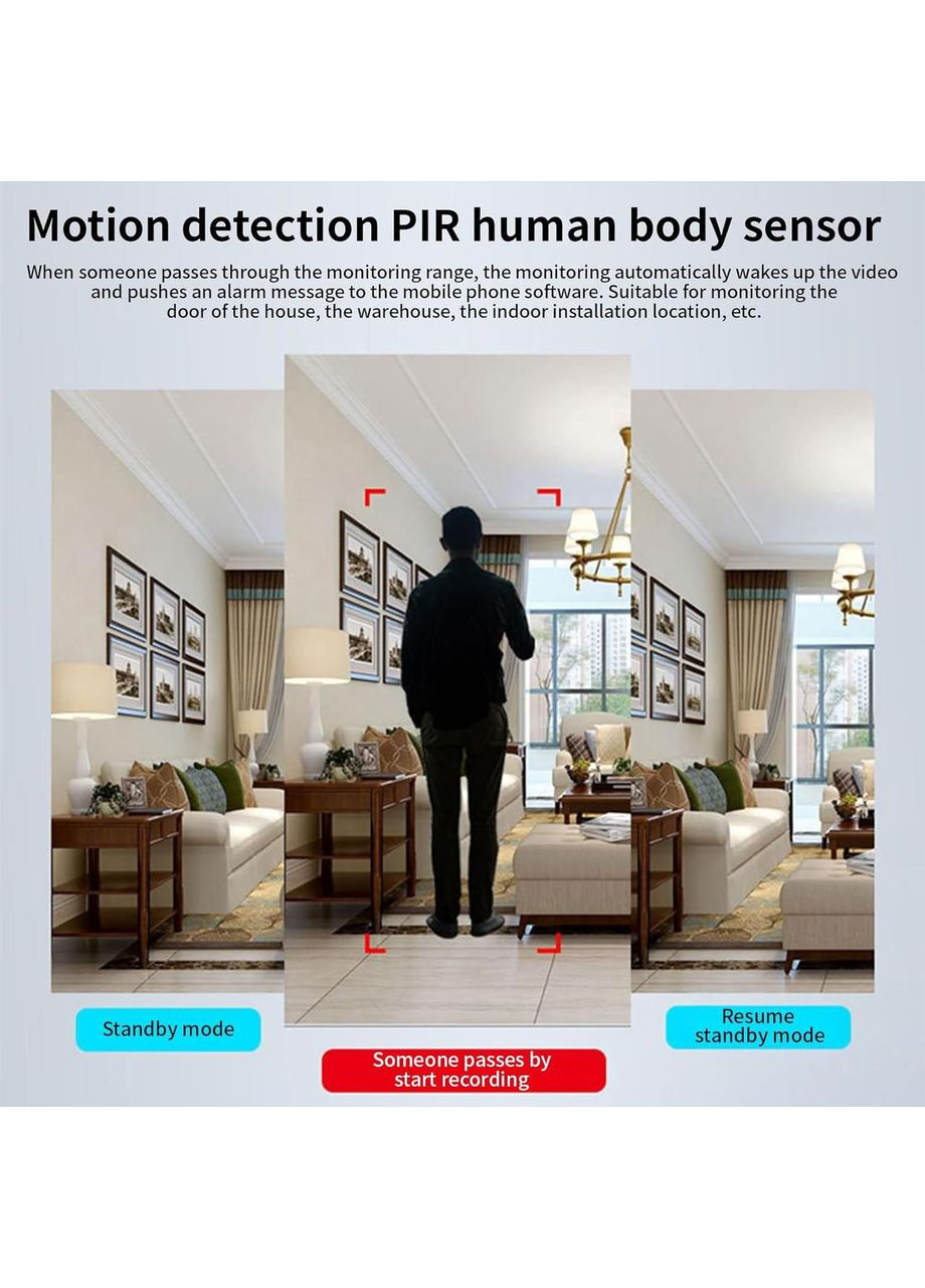 Мини IP-камера X5 Mini Z-IOT Wi-Fi 1080P Full HD с ночным видением и датчиком движения (для скрытого видеонаблюдения) China (362354655)