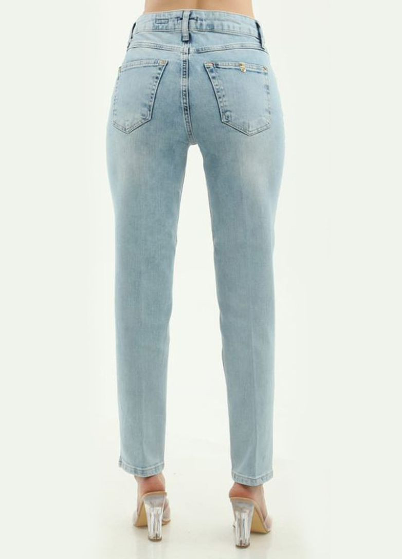 Блакитні жіночі джинси зі стразами, Dishe. Fashion - (338596726)