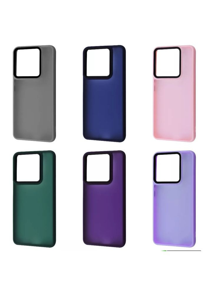 Чохол-накладка Matte Color Case для Xiaomi Redmi Note 13 4G Gray Wave (341486724)