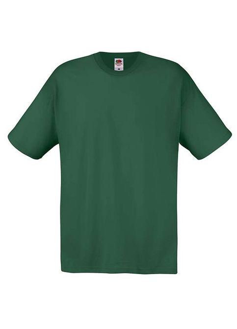 Темно-зелена футболка чоловіча original t (061082038xl) Fruit of the Loom