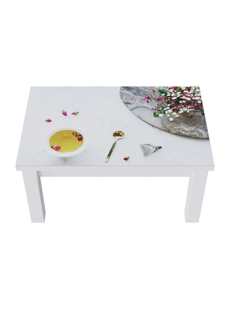 Стіл журнальний B-Jet Print 9 900x425x600 /Білі ноги (131027015) Art In Head (337309078)