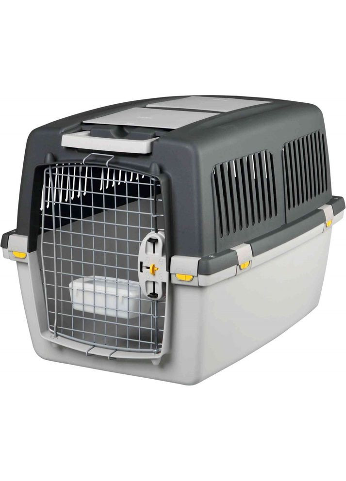 Переноска Gulliver 4 для собак до 18 кг пластиковая серая 52х51х72 см Trixie (362703110)
