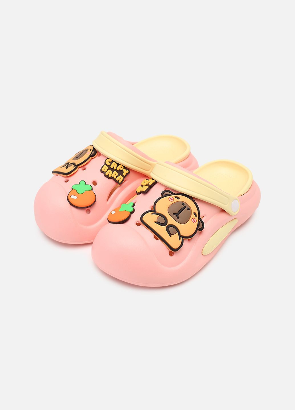 Кроксы для девочки цвет персиковый ЦБ-00267921 No Brand (327999562)