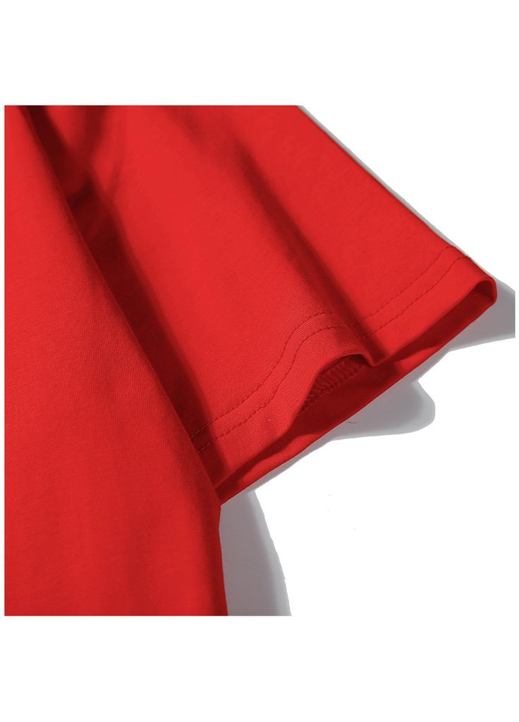 Футболка красная No Brand Red T-Shirt Womens - (356677698)