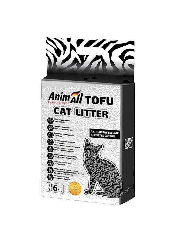 Наполнитель соевый для кошачьего туалета Tofu 6 л (4820224501536) AnimAll (327062983)