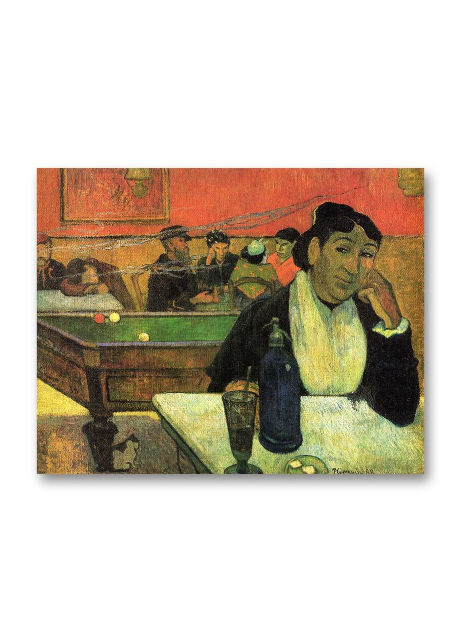 Друк на полотні Кафе в Арлі Поль Гоген 60x90 No Brand (346495067)