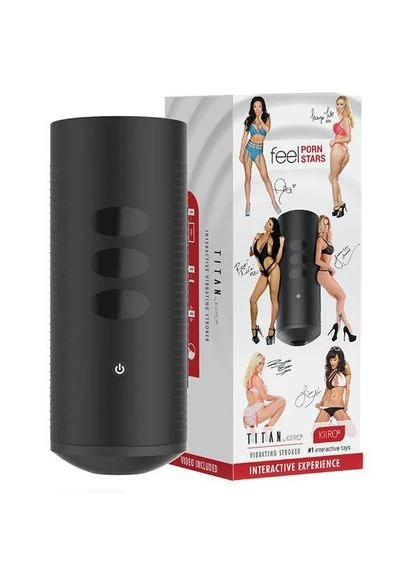 Интерактивный мастурбатор Titan Feel Pornstars Experience, 9 вибромоторов, теледильдоника Kiiroo (383073254)