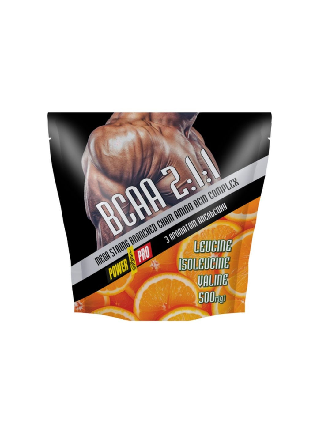 Амінокислота BCAA, 500 грам Апельсин Power Pro (294929675)