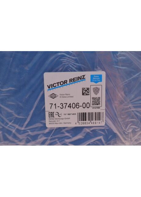 Прокладка поддона картера металлическая OIL PAN BMW M57/N57 71-37406-00 Victor Reinz (366165936)