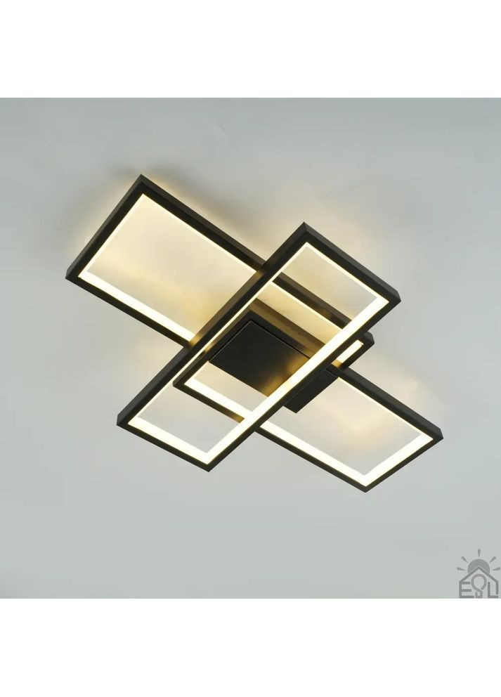 Смарт люстра управляемая светодиодная SVEN 3S 65 Вт 550x360x80 мм Черная ESLLSE (365651663)