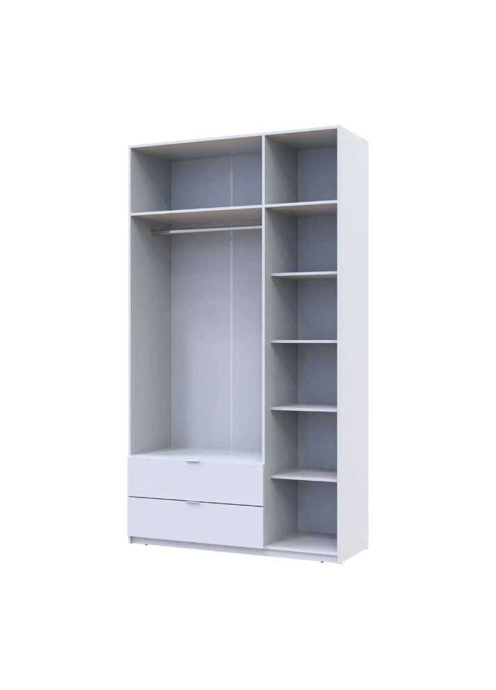 Шкаф распашный с антресолью Лукас 135х50х240 см Белый (DRS-011652) Doros (361999375)