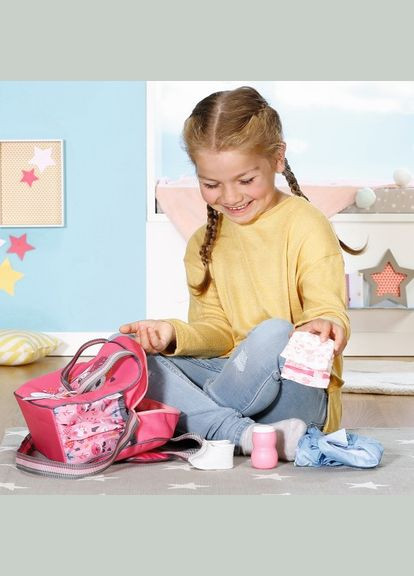 Сумка для куклы ЗАБОТА О МАЛЫШЕ S2 (с аксессуарами) BABY born (315153777)