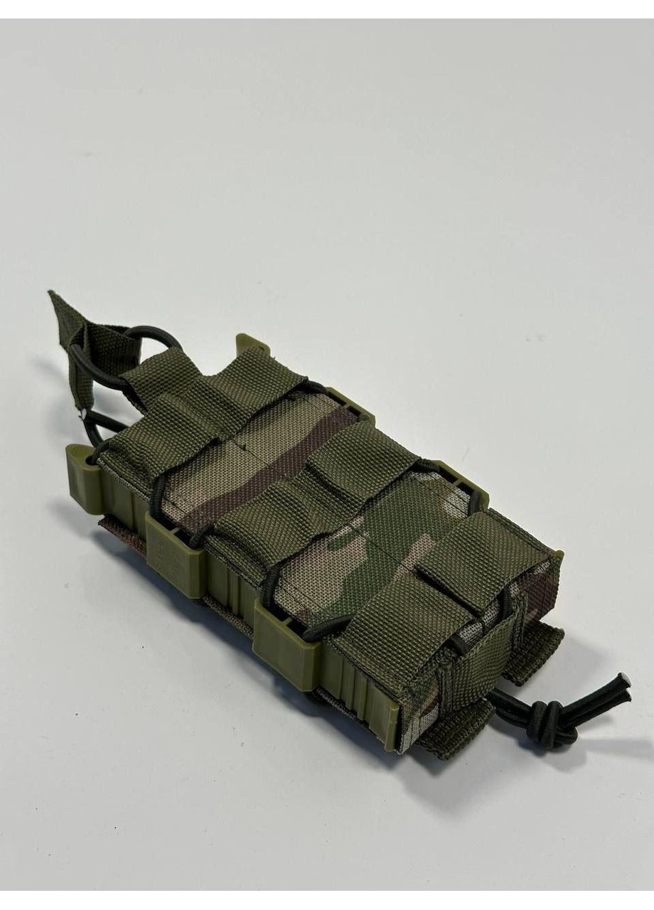 Плитоноска Quad Release Carrier (multicam) (р.L) з підсумками АК 7,62 (3В) Warrior Assault Systems (350668192)