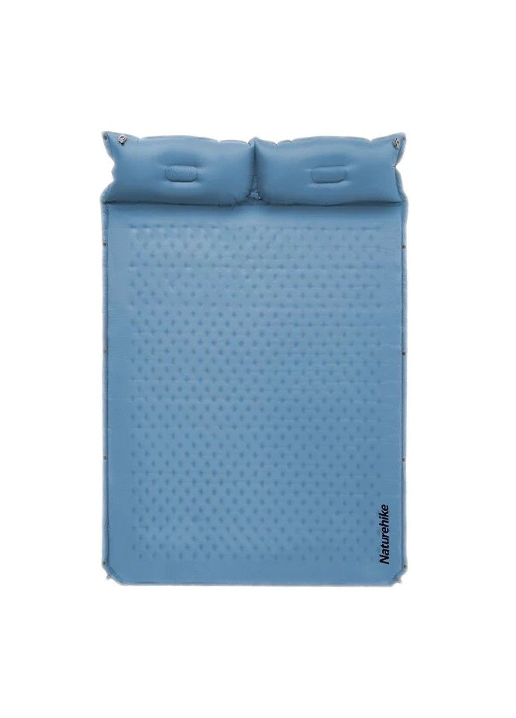 Килимок самонадувний двомісний з подушкою 30мм CNH22DZ013 блакитний Naturehike (285767632)