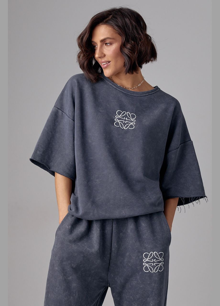 Спортивный костюм тай-дай с вышивкой Lurex (287340241)