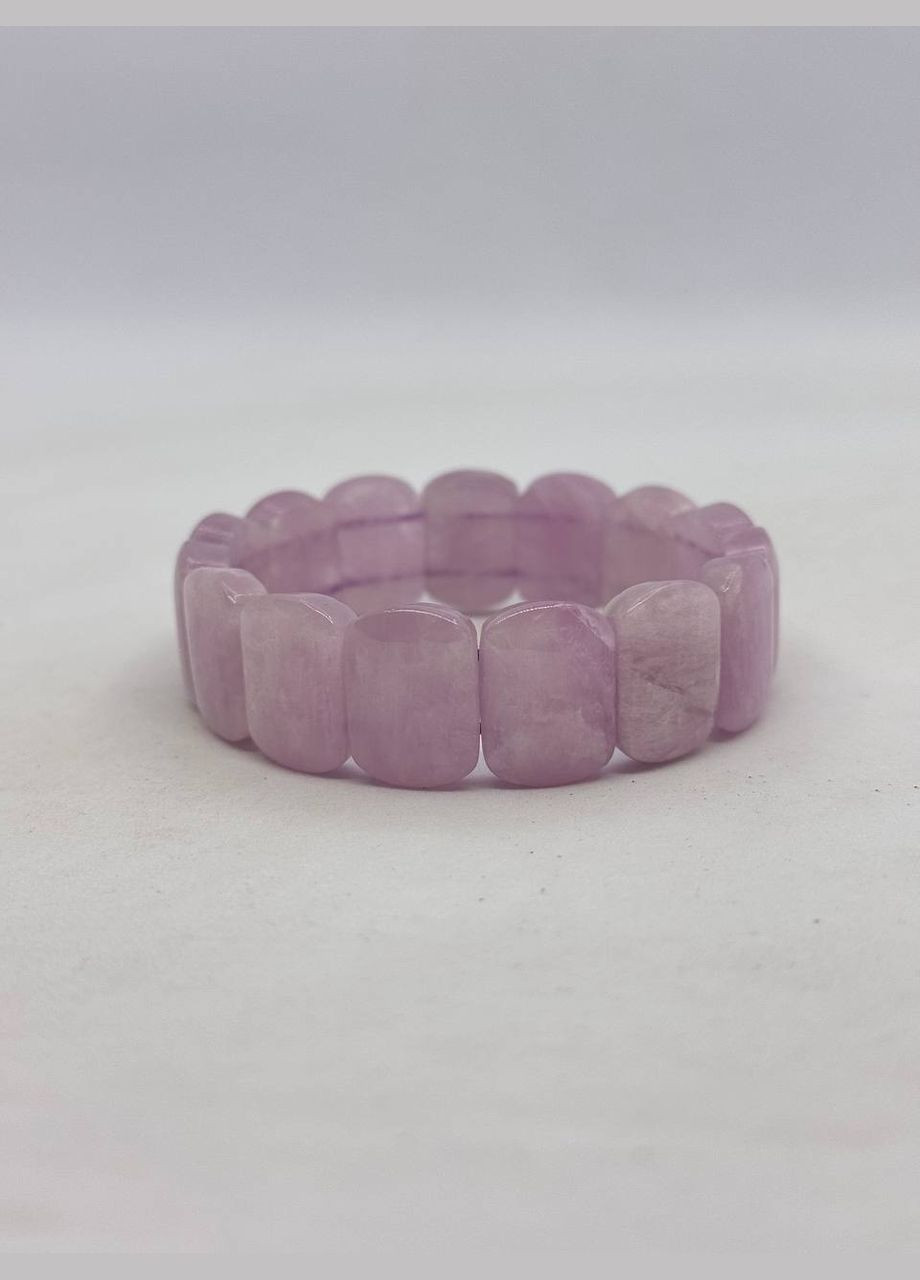 Браслет з кунциту 16 см Фіолетовий No Brand (331610952)