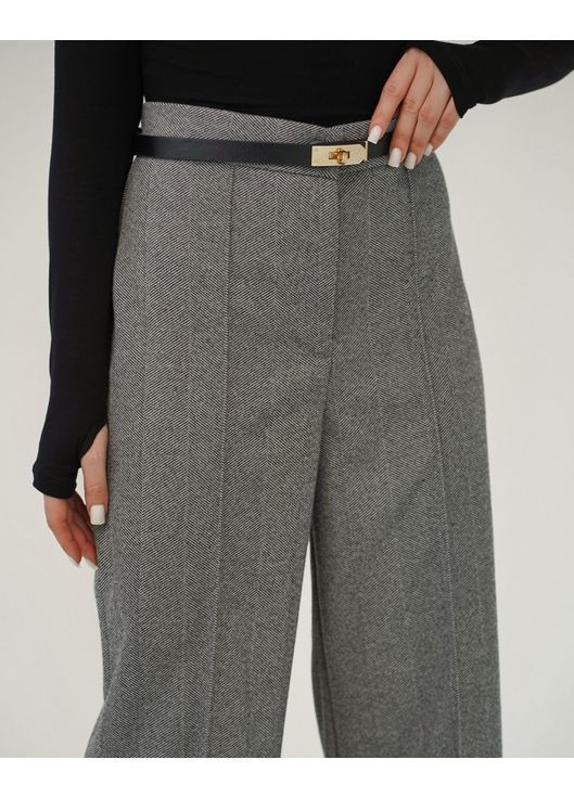 Шерстяные брюки со стрелками ISSA PLUS 15442 (370050568)