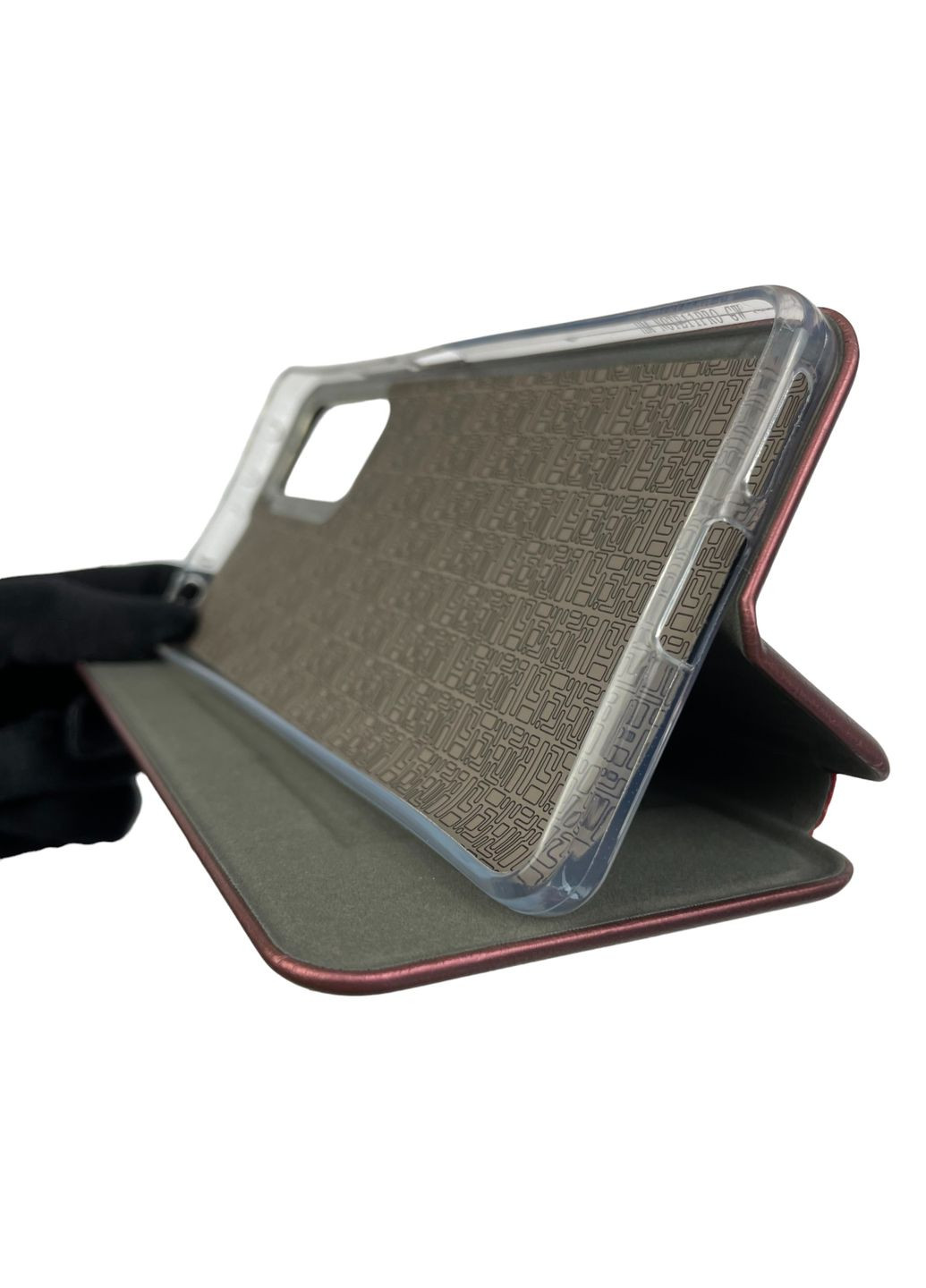 Чохол-книжка для Redmi Note 12 Pro 4G з підставкою на сяомі редмі нот 12 про 4г бордова gd1 Xiaomi (366022658)