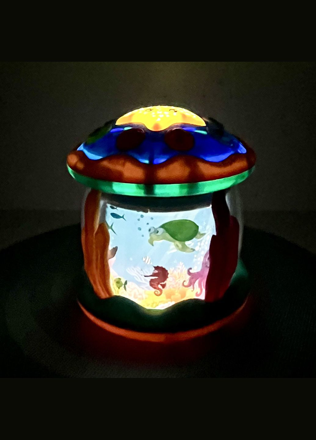 Нічний проектор Океанаріум музика світло 17см (855-163A) No Brand (302215290)