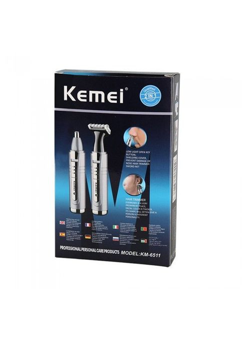 Чоловічий акумуляторний триммер KM-3025 носа вух брів машинка 4 в 1 для видалення волосся на обличчі MDR Kemei (371793662)