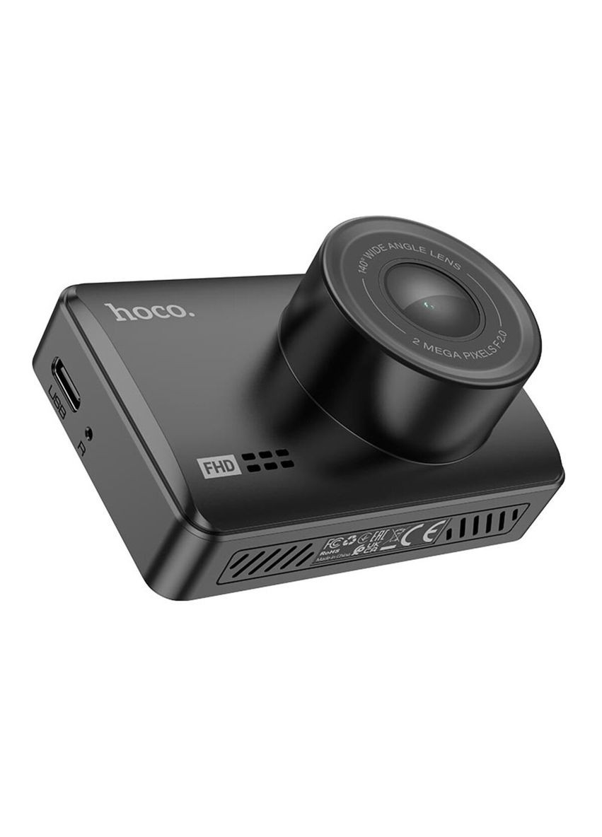 Видеорегистратор DV3 Driving recorder with display(dualchannel) Black (6942007608183) Hoco (302801456)