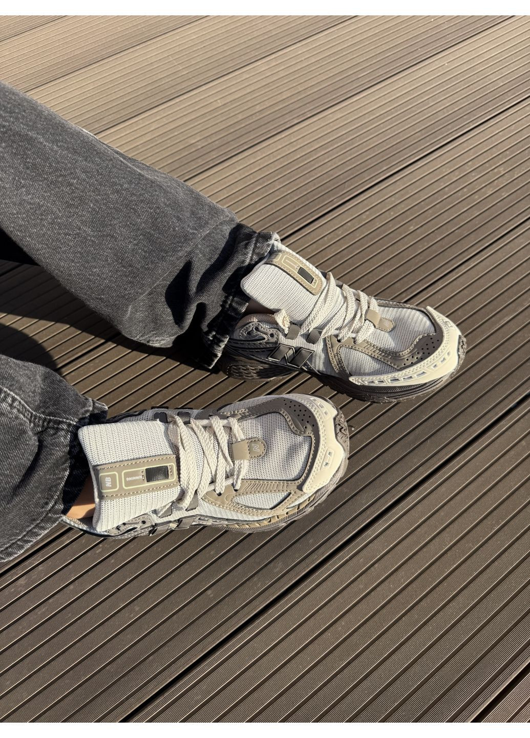 КРОССОВКИ ЖЕНСКИЕ NEW BALANCE 1906R BROWN НЬЮ БЕЛАНС 1906R No Brand комбинированные демисезоны (368858330)