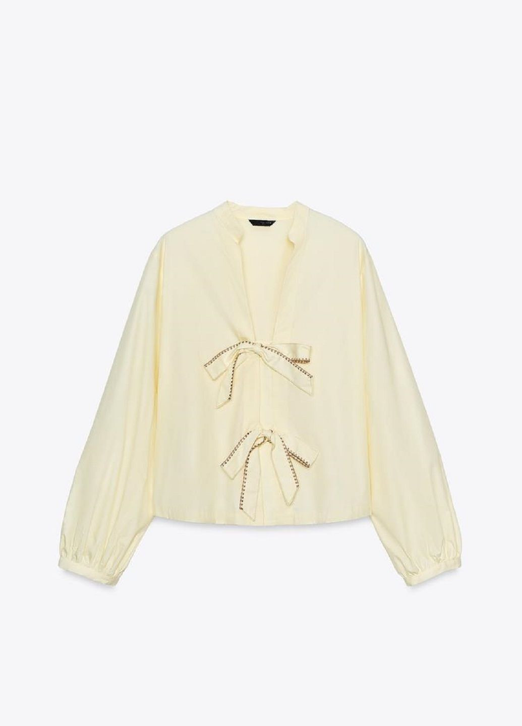 Жёлтая блуза Zara