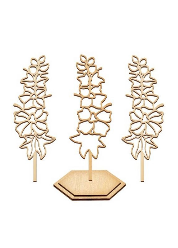 Набор для витражной живописи "Дельфиниум" FDSGK-020 Fabrika Decoru (364551271)