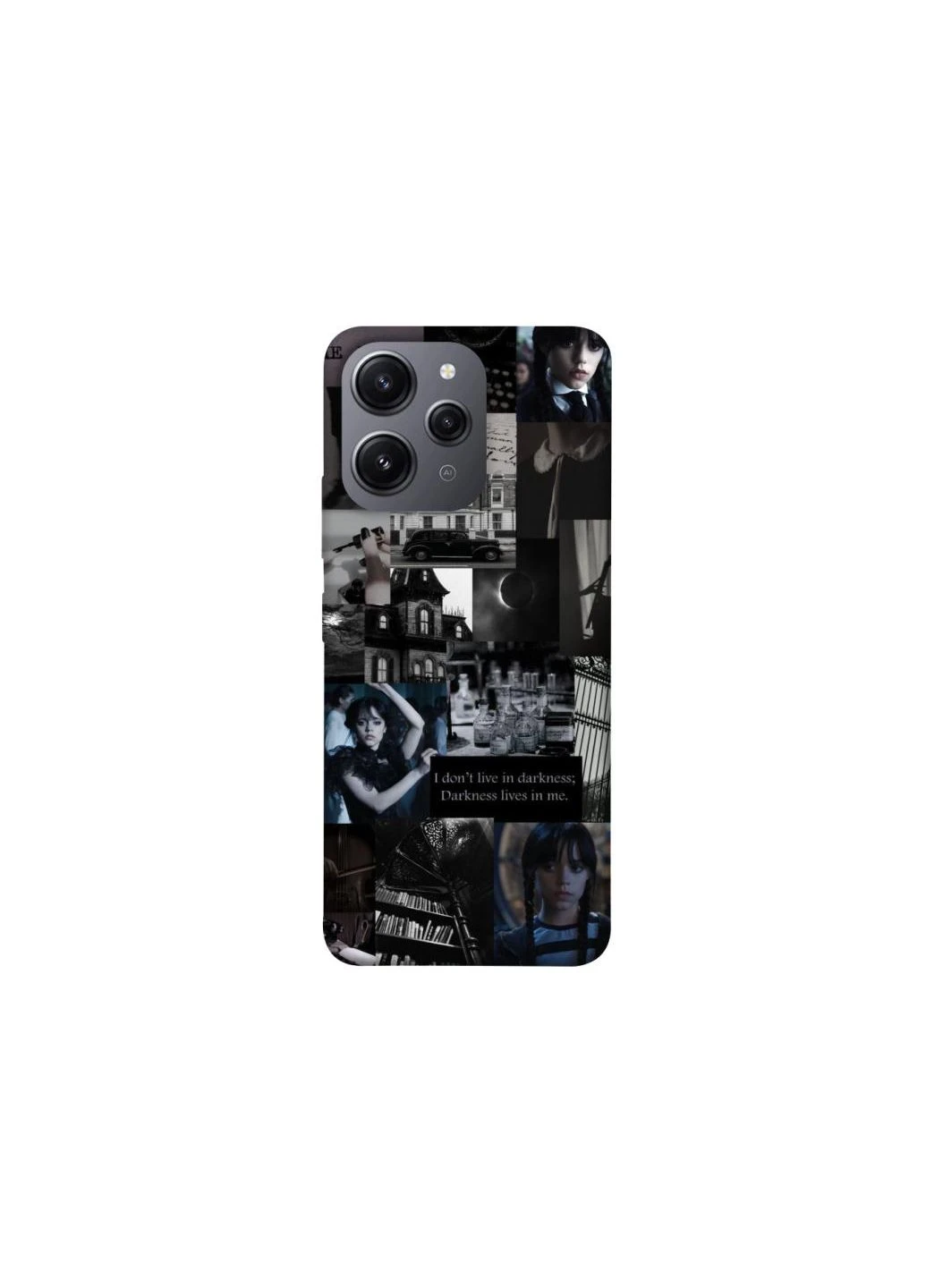 Чехол на Xiaomi Redmi 12 Wednesday Collage ver.3 Frontalka (354654651)
