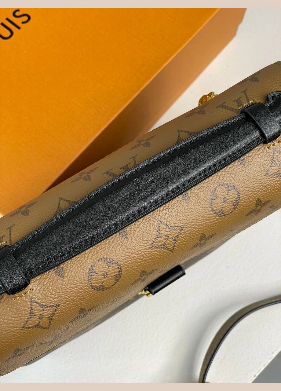 Якісна жіноча сумочка з лого Louis Vuitton Pochette Metis No Brand Крос боді (311598600)