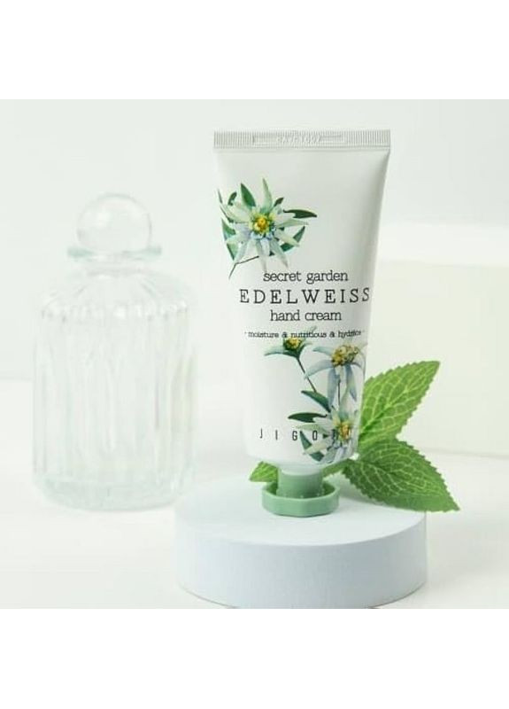Jigott Крем для рук з екстрактом едельвейсу Secret Garden Edelweiss Hand Cream, 100 мл — Крем, Південна Корея (368893950)