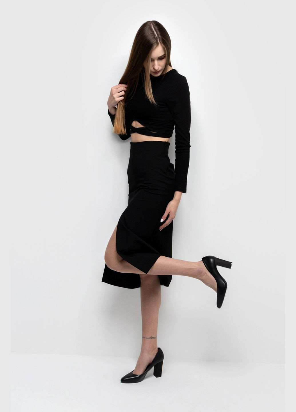 Спідниця однотонна жіноча 4866 (2000990238252D) shop (2000990238252) Karol Кежуал (268465401)