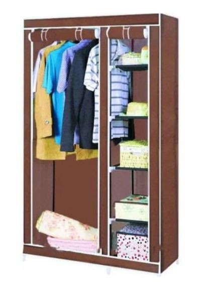 Складной тканевый шкаф-органайзер Storage Wardrobe на 2 секции No Brand (282627356)