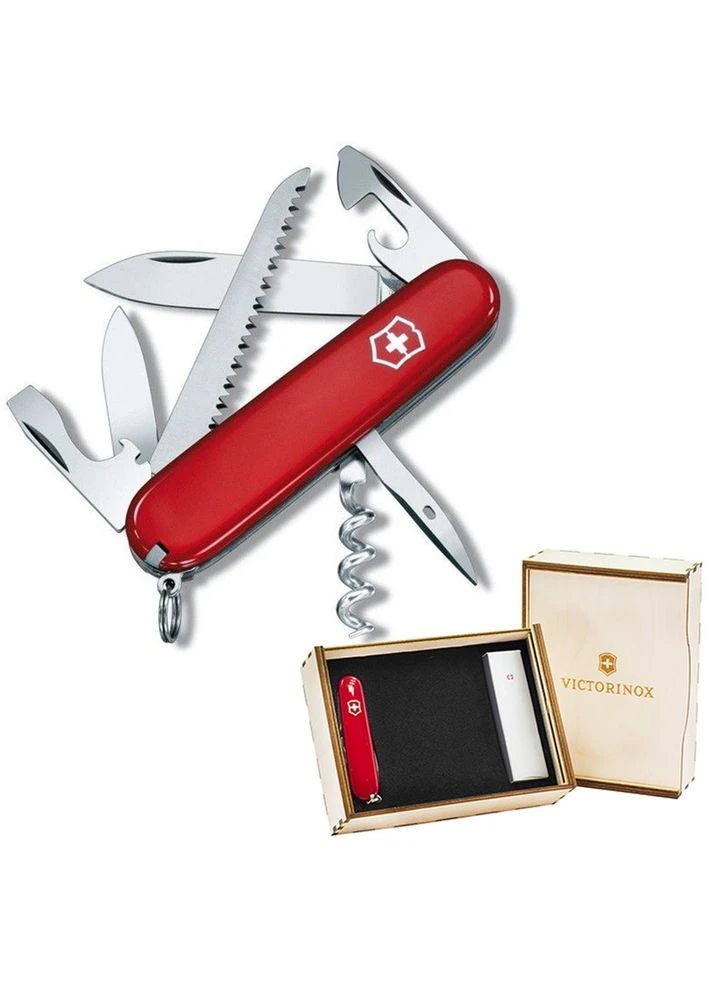 Комплект нож Camper 1.3613 + Подарочная коробка для ножа 91мм vix-2 Victorinox (317303871)
