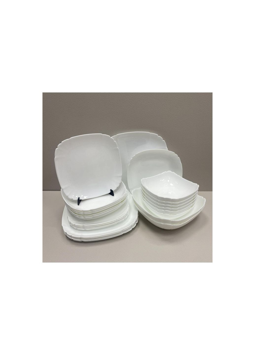 Сервиз столовый Lotusia V1096 30 предметов (практичный и удобный комплект) Luminarc (342117641)